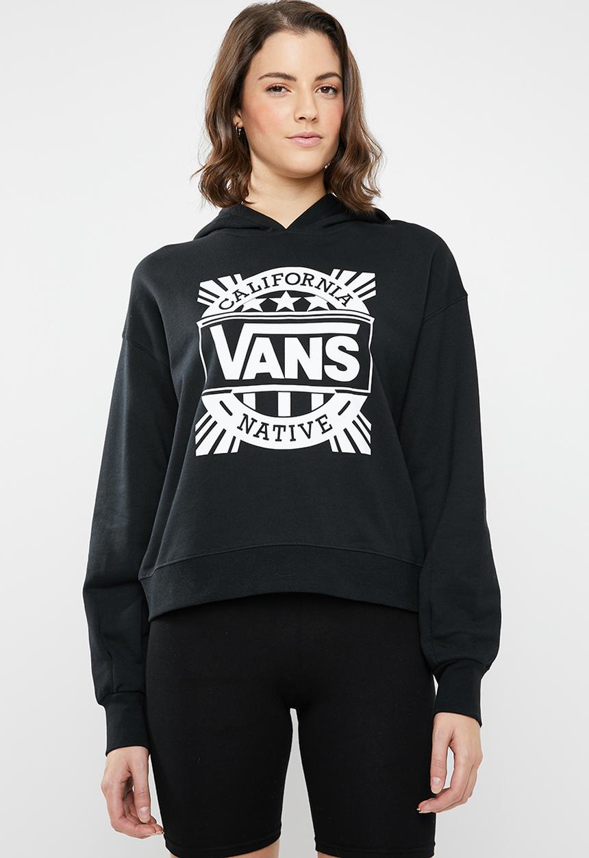 Vans - Cali native hoodie long sleeve top - black