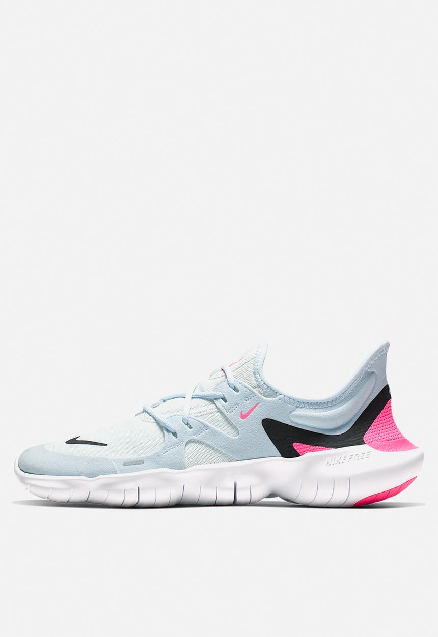 Nike - Free RN 5.0 - white/black-half blue-hyper pink