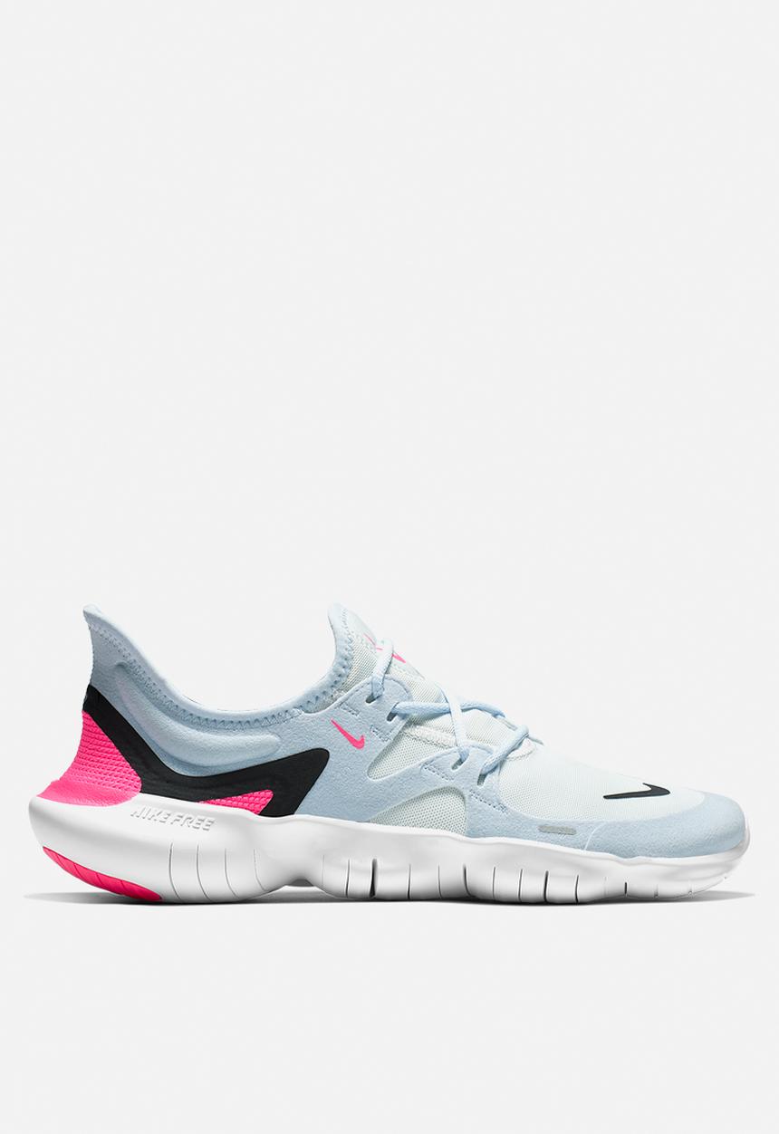 Nike - Free RN 5.0 - white/black-half blue-hyper pink