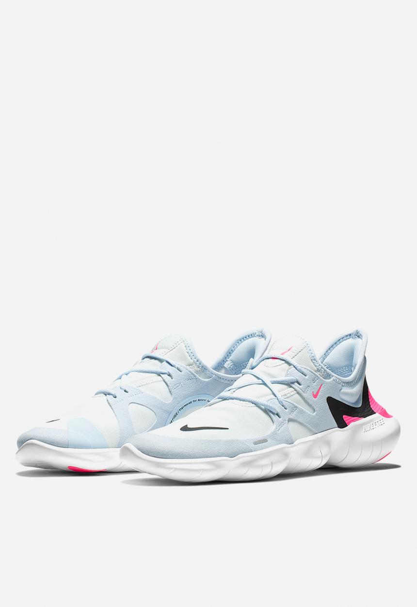 Nike - Free RN 5.0 - white/black-half blue-hyper pink