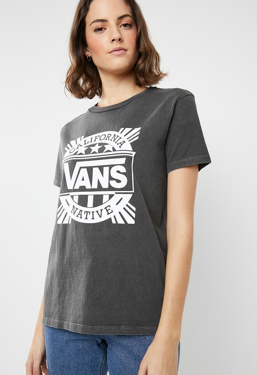 Vans - Cali native BF tee - charcoal 