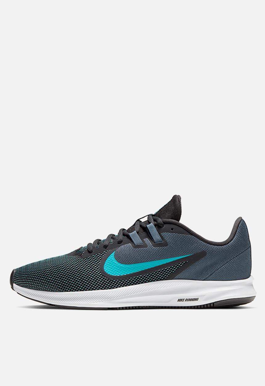 Nike - Downshifter 9 - black/blue lagoon-monsoon blue-white