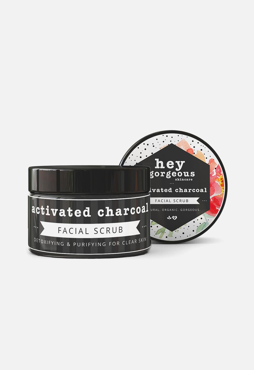 hey gorgeous - Activated Charcoal Facial Scrub