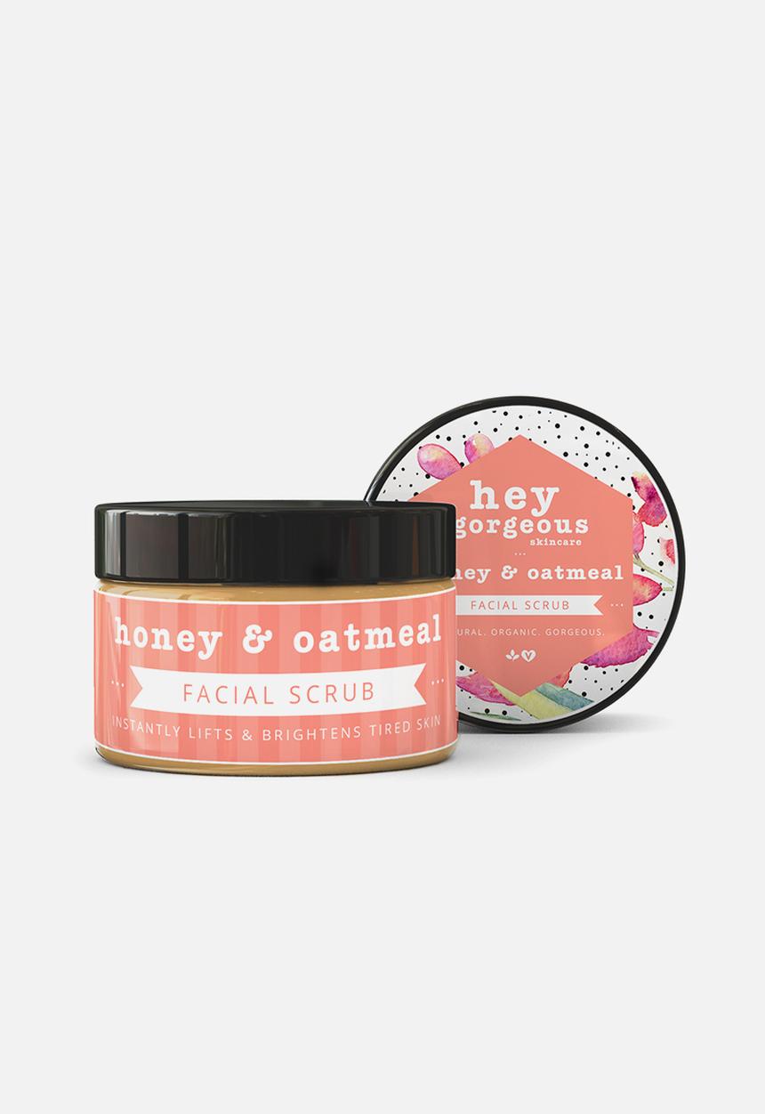 hey gorgeous - Honey & Oatmeal Facial Scrub