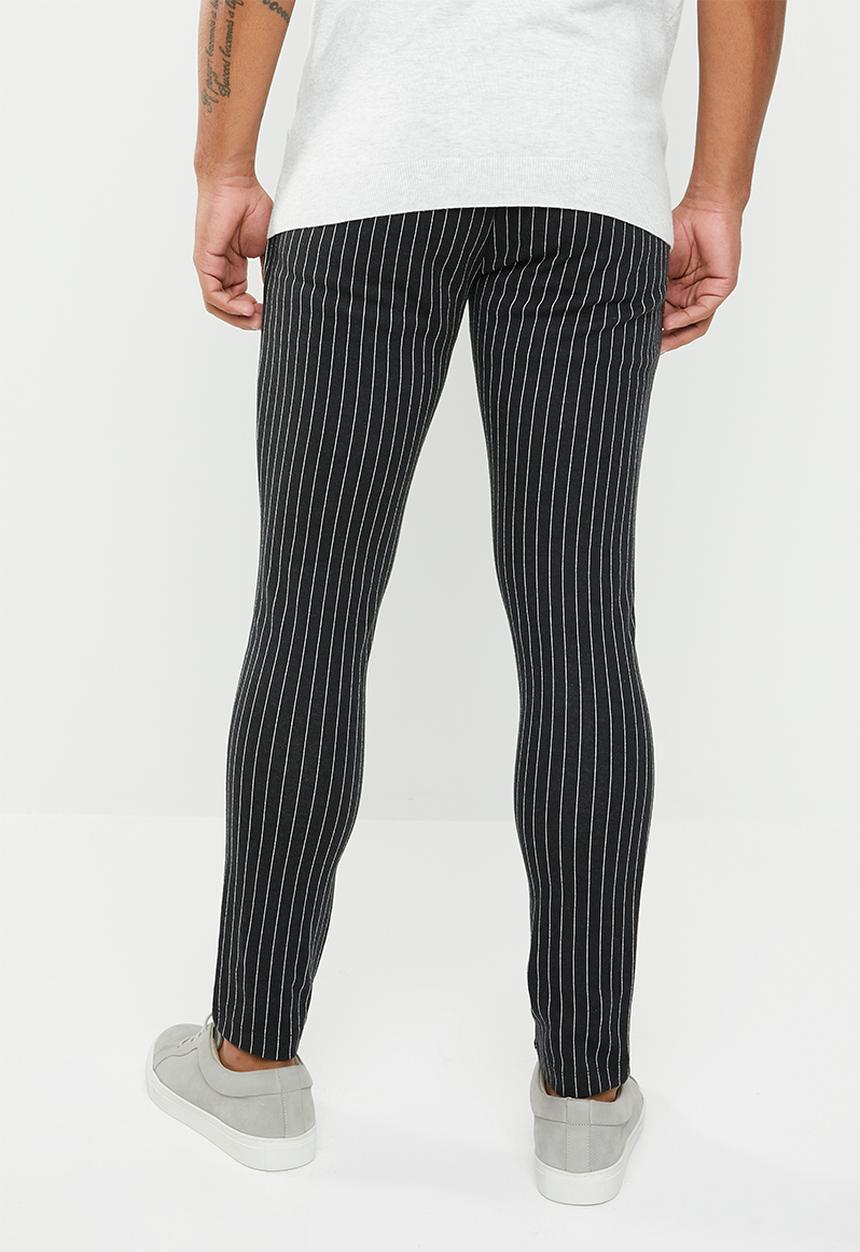 Jack & Jones - Tanner pants - black & white