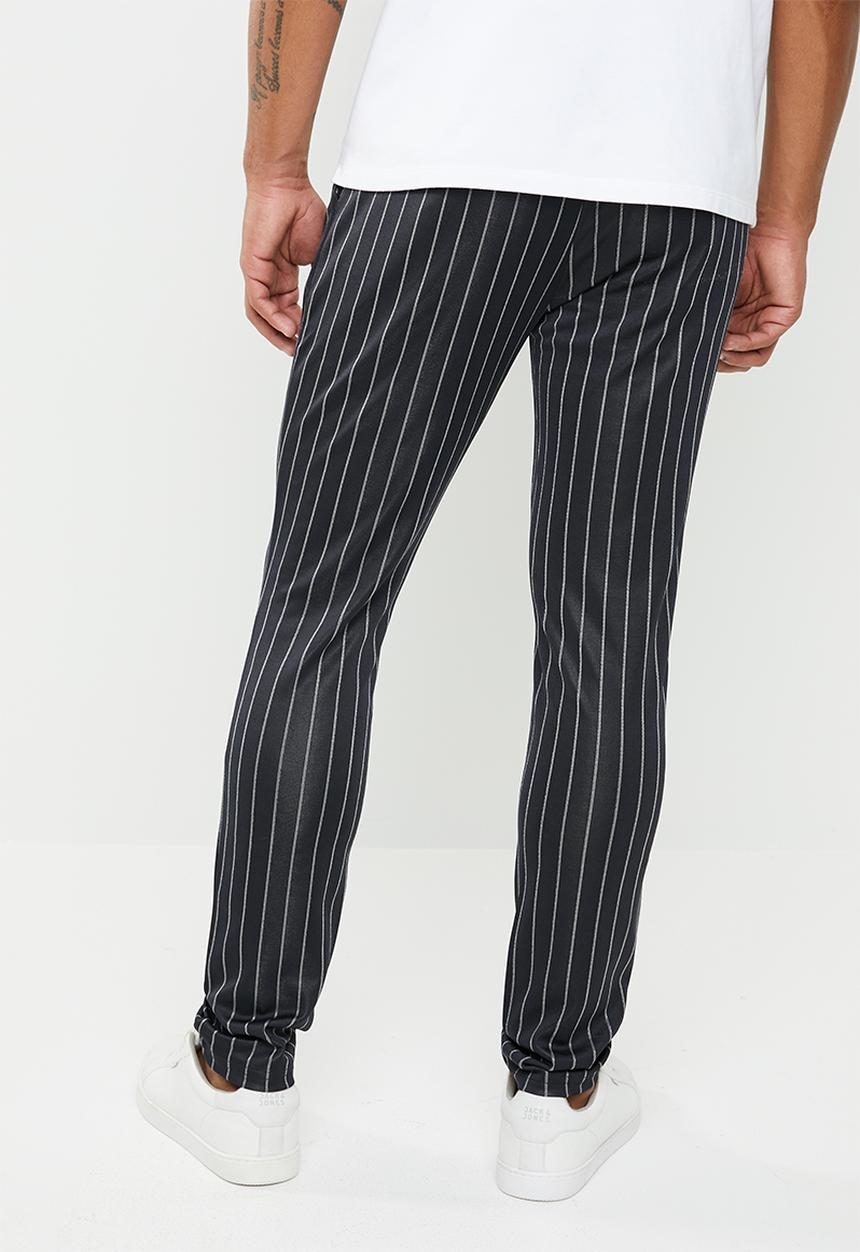 Only & Sons - William long fit pant - navy & silver