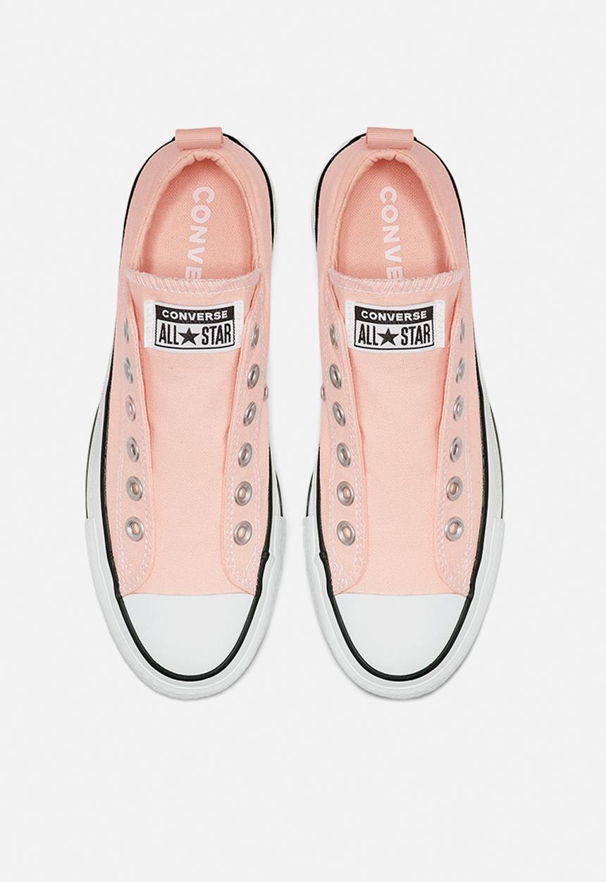 Converse - All Star Lift Slip - washed coral/white/black