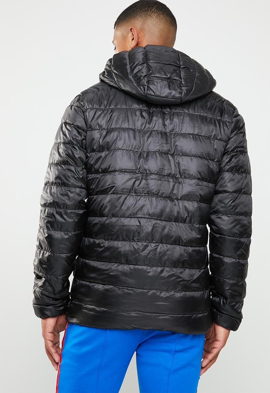 Only & Sons - Hooded puffer - black