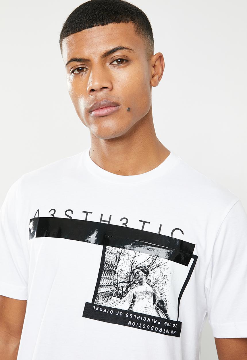 Diesel  - T-just-yp T-shirt - white