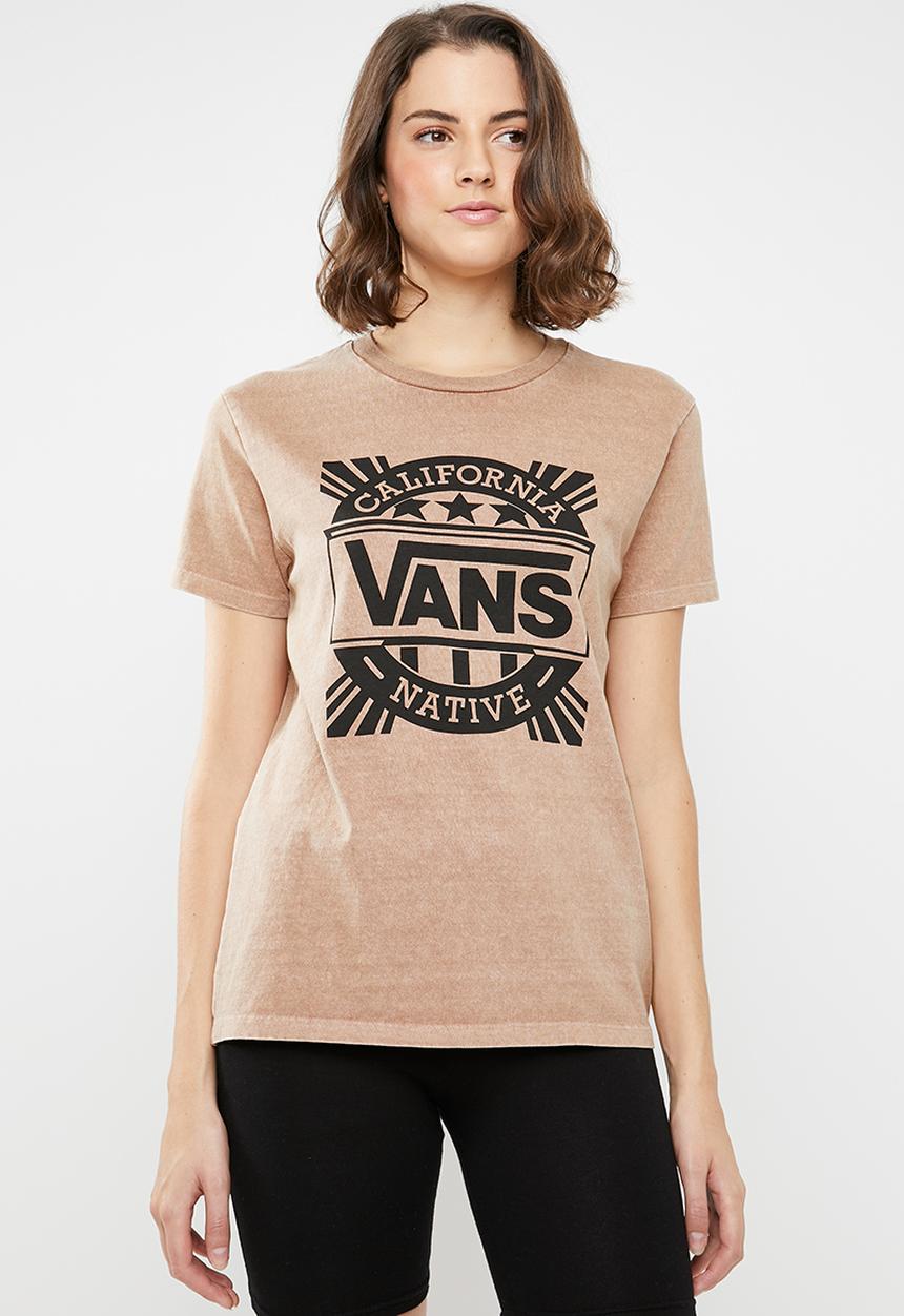 Vans - Cali native BF tee - tan