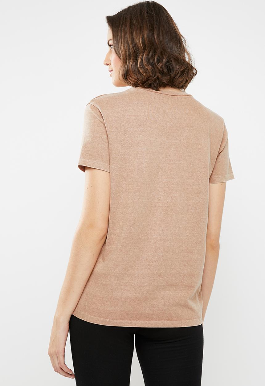 Vans - Cali native BF tee - tan