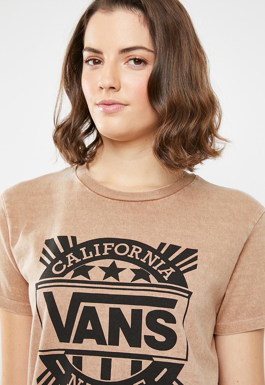 Vans - Cali native BF tee - tan