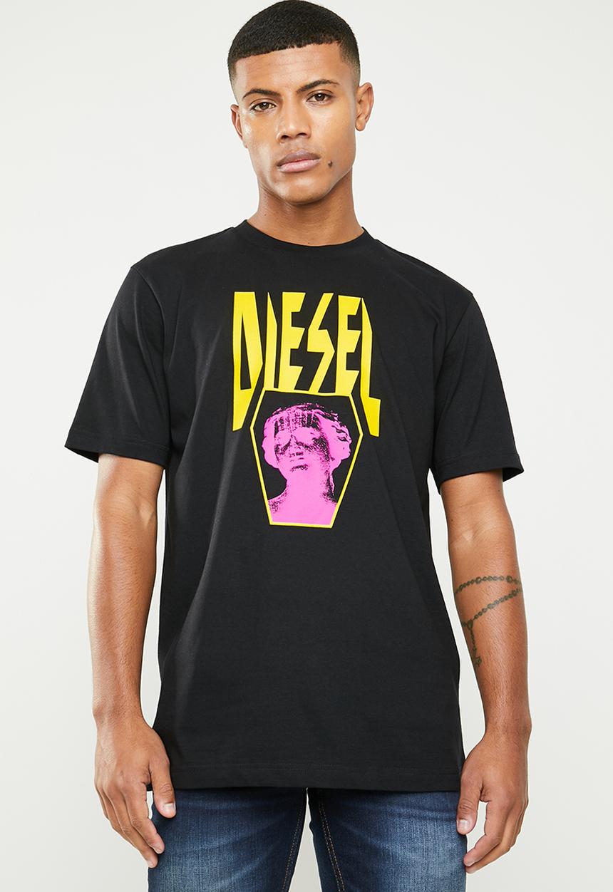 Diesel  - T-just-ye short sleeve tee - black