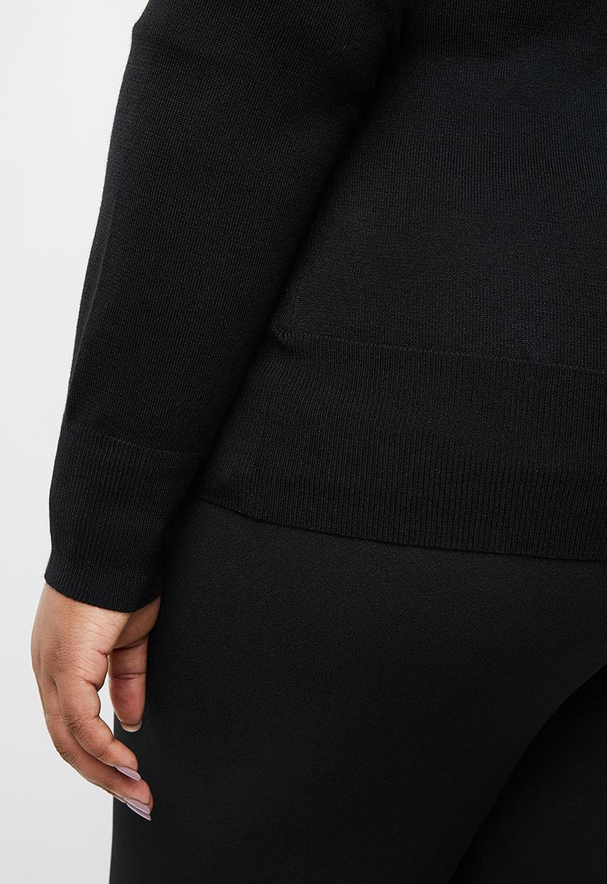 POLO - Emma long sleeve cardigan - black