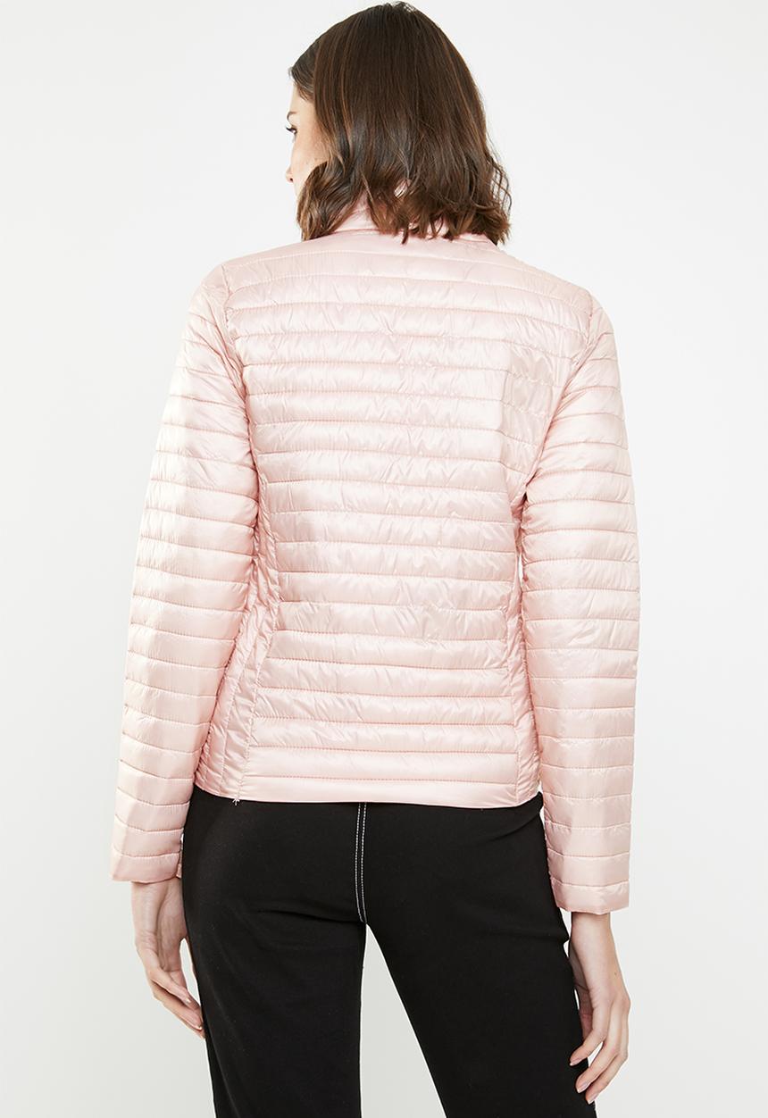 Jacqueline de Yong - Maddy padded jacket - pink
