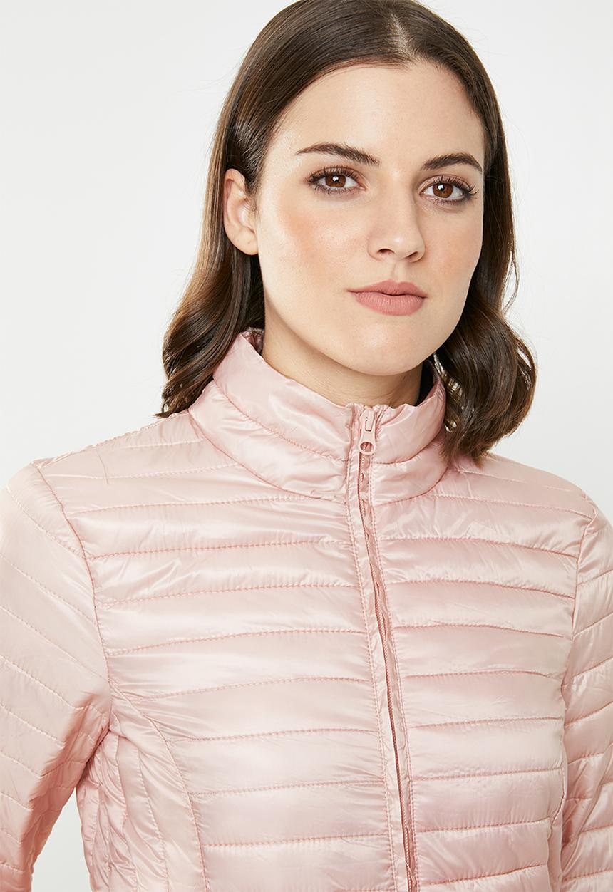 Jacqueline de Yong - Maddy padded jacket - pink