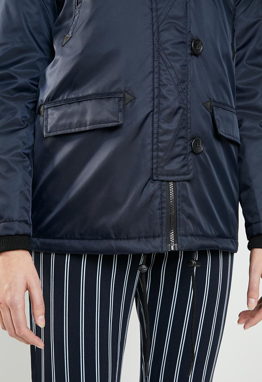 Brave Soul - Contrast parka - navy