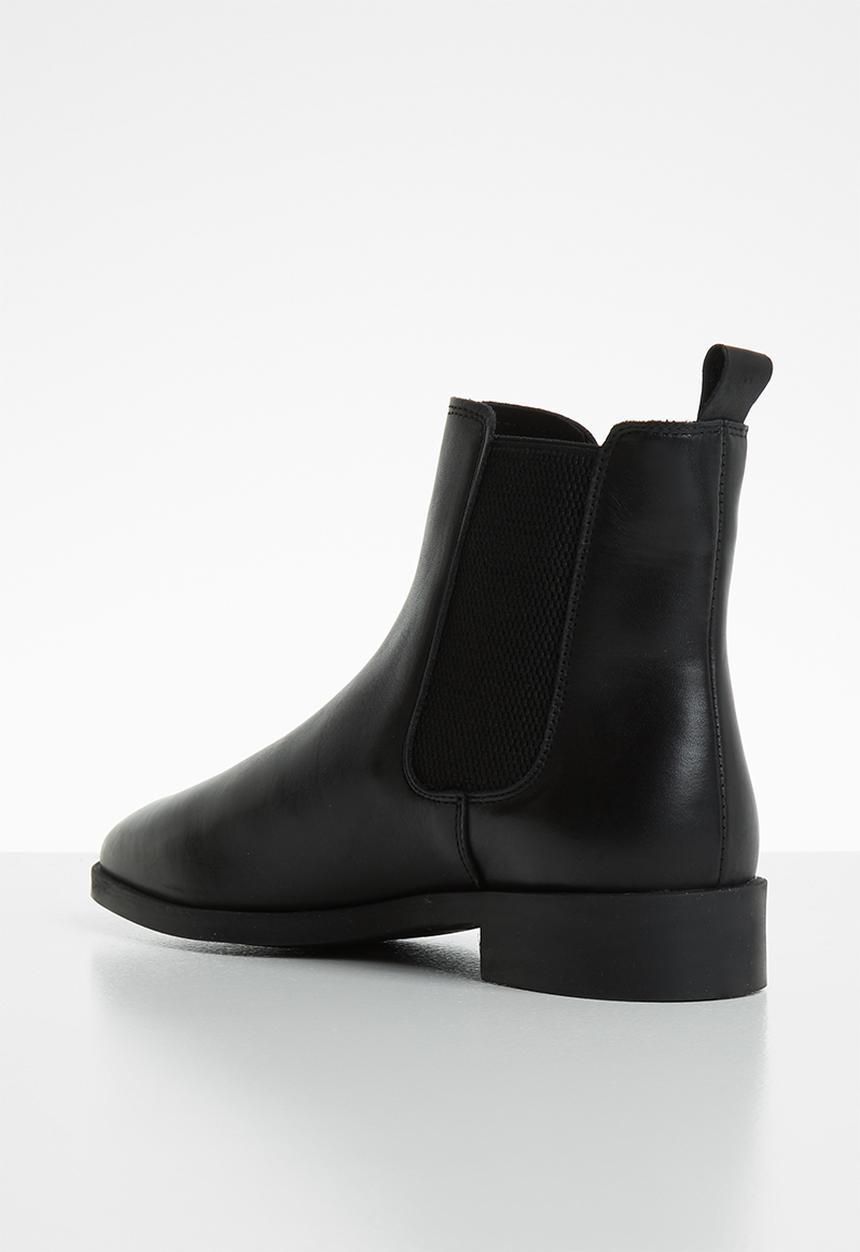 Vero Moda - Loa leather chelsea boot - black