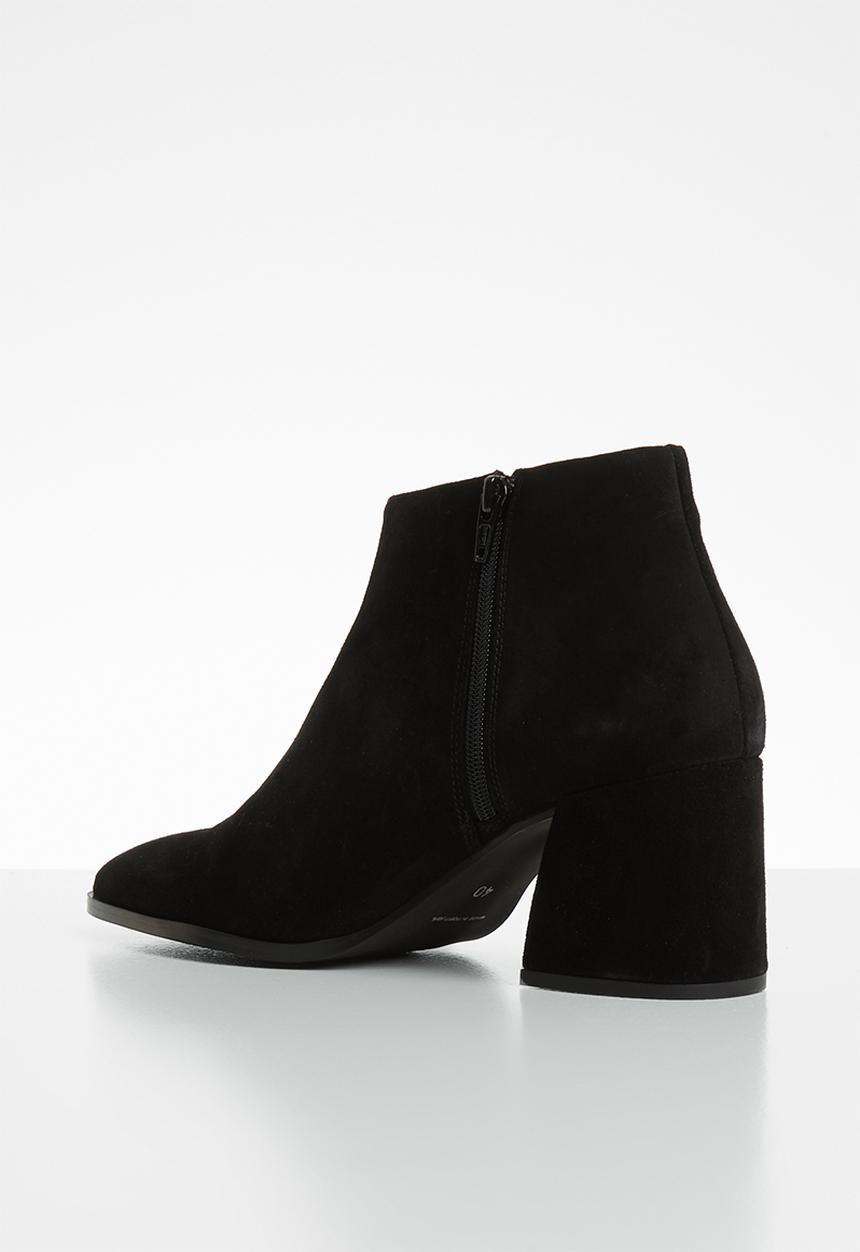 Vero Moda - Ronja leather ankle boot - black