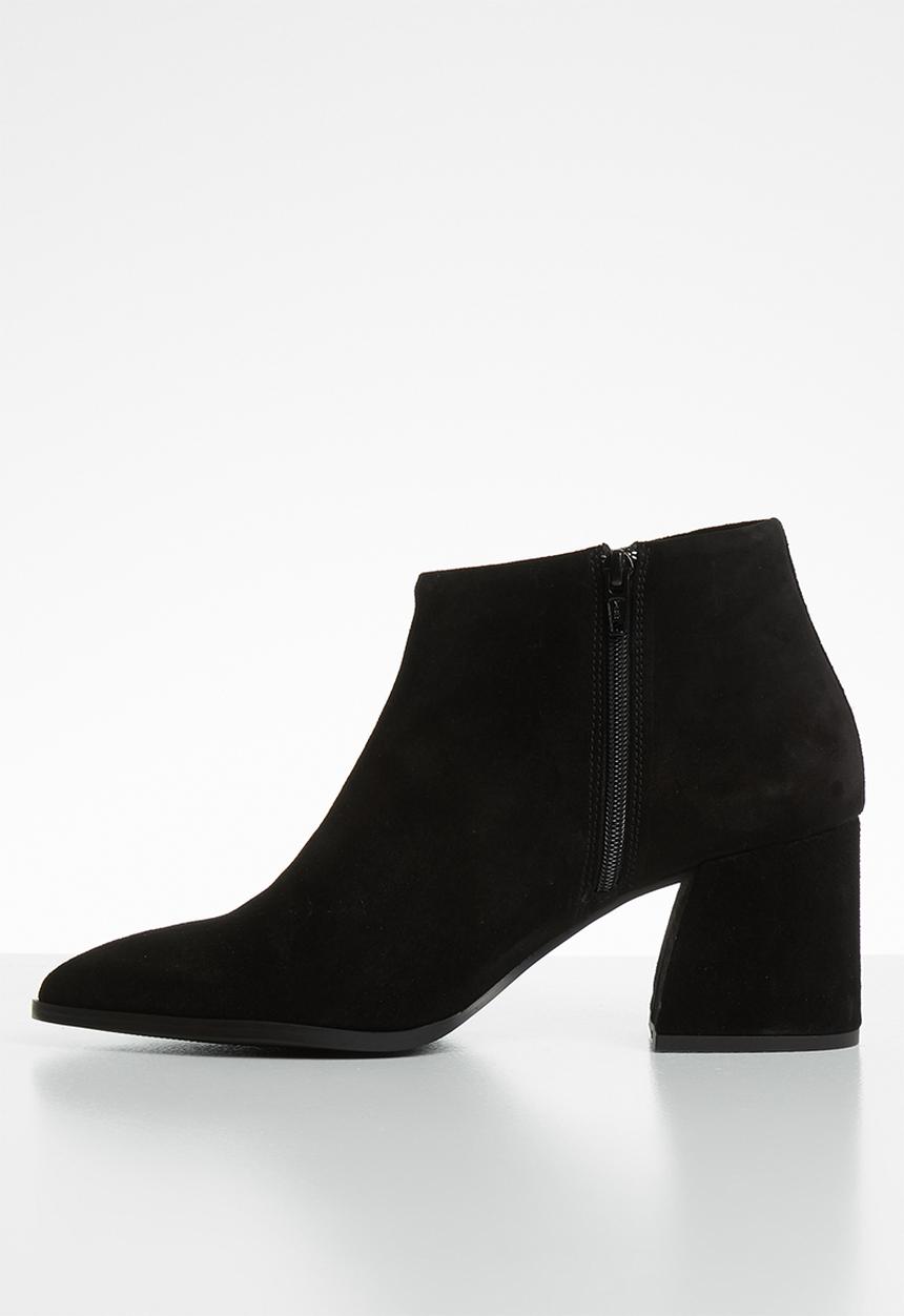 Vero Moda - Ronja leather ankle boot - black