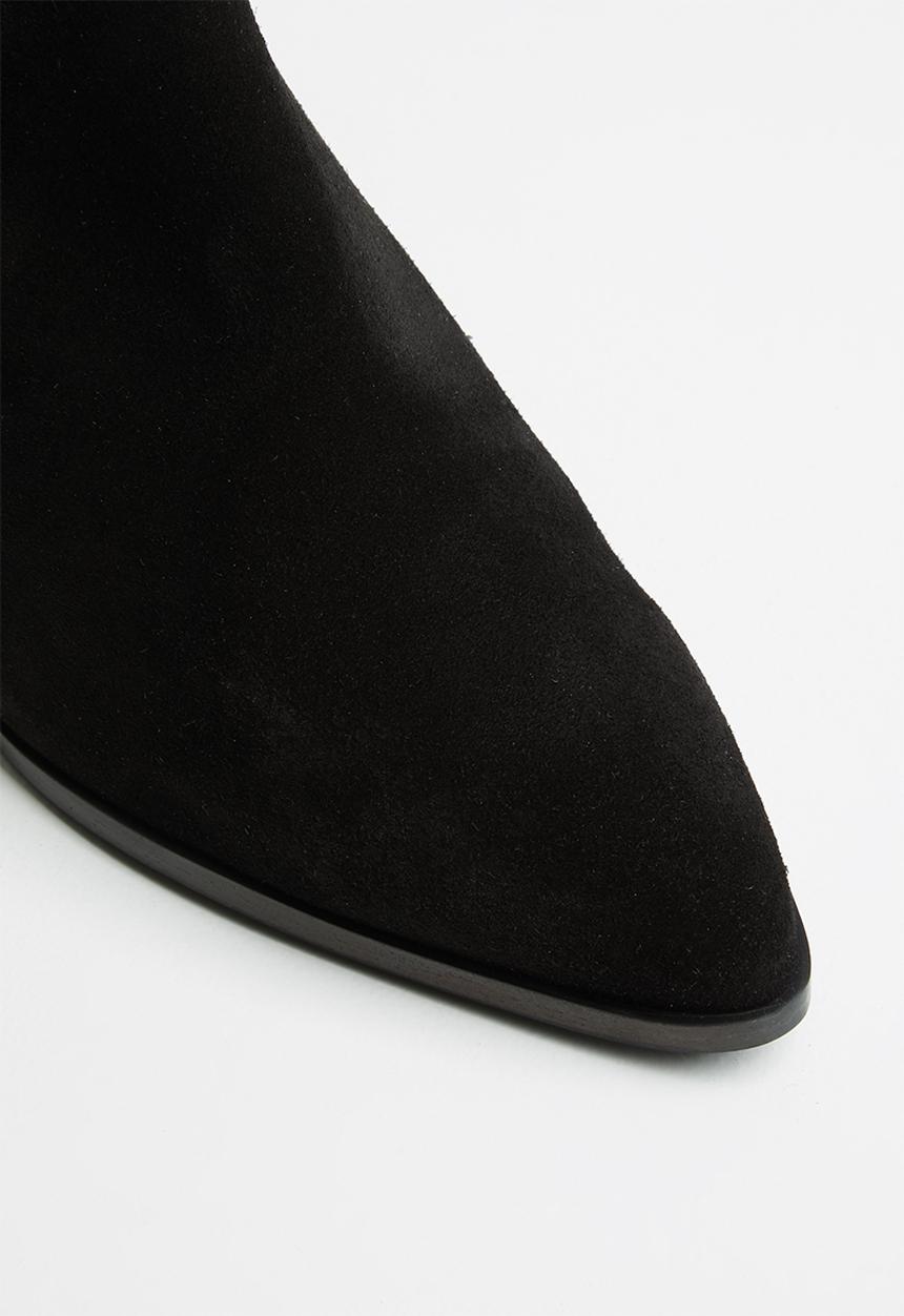 Vero Moda - Ronja leather ankle boot - black