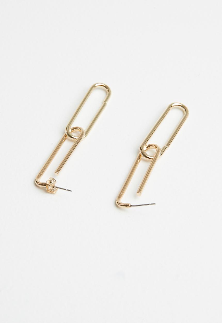 Superbalist - Olivia chain link earrings - gold