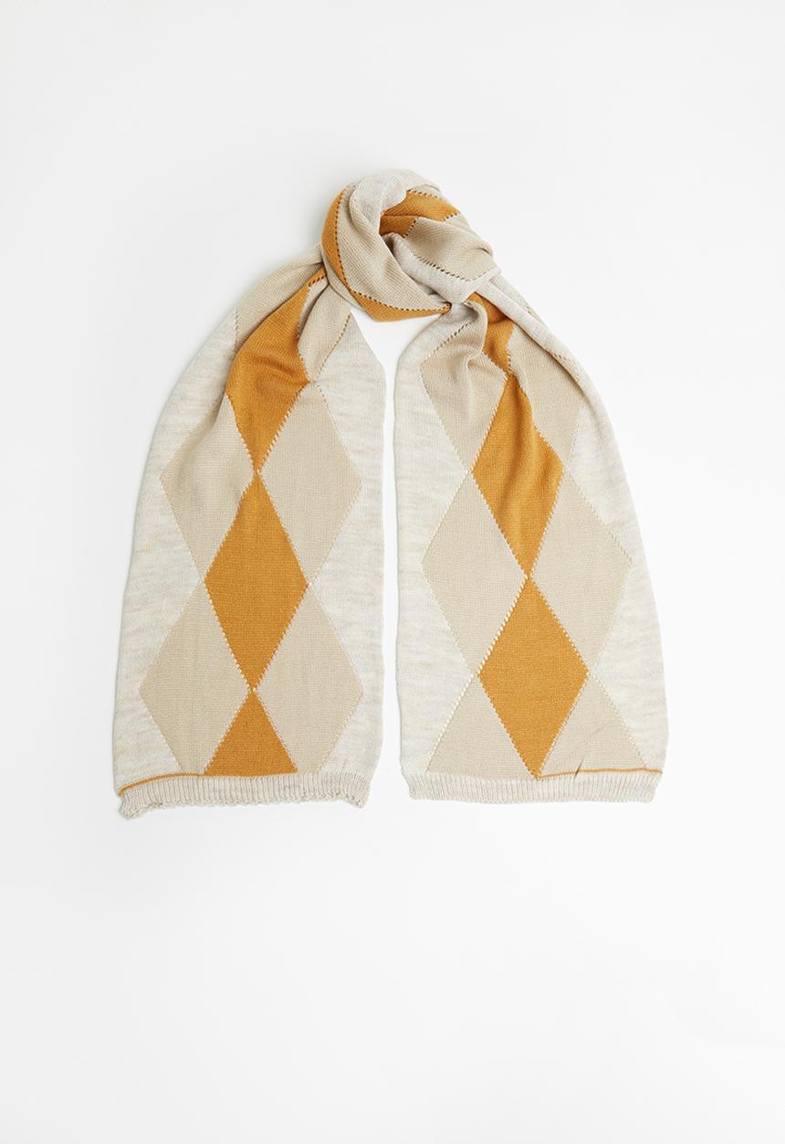 Superbalist - Diamond shape argyle scarf - multi