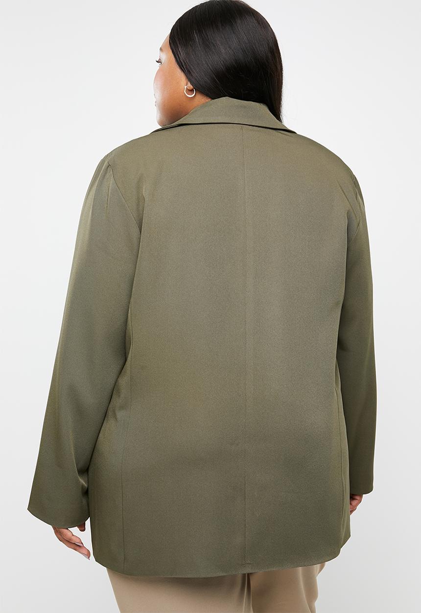 STYLE REPUBLIC PLUS - Boyfriend blazer - khaki