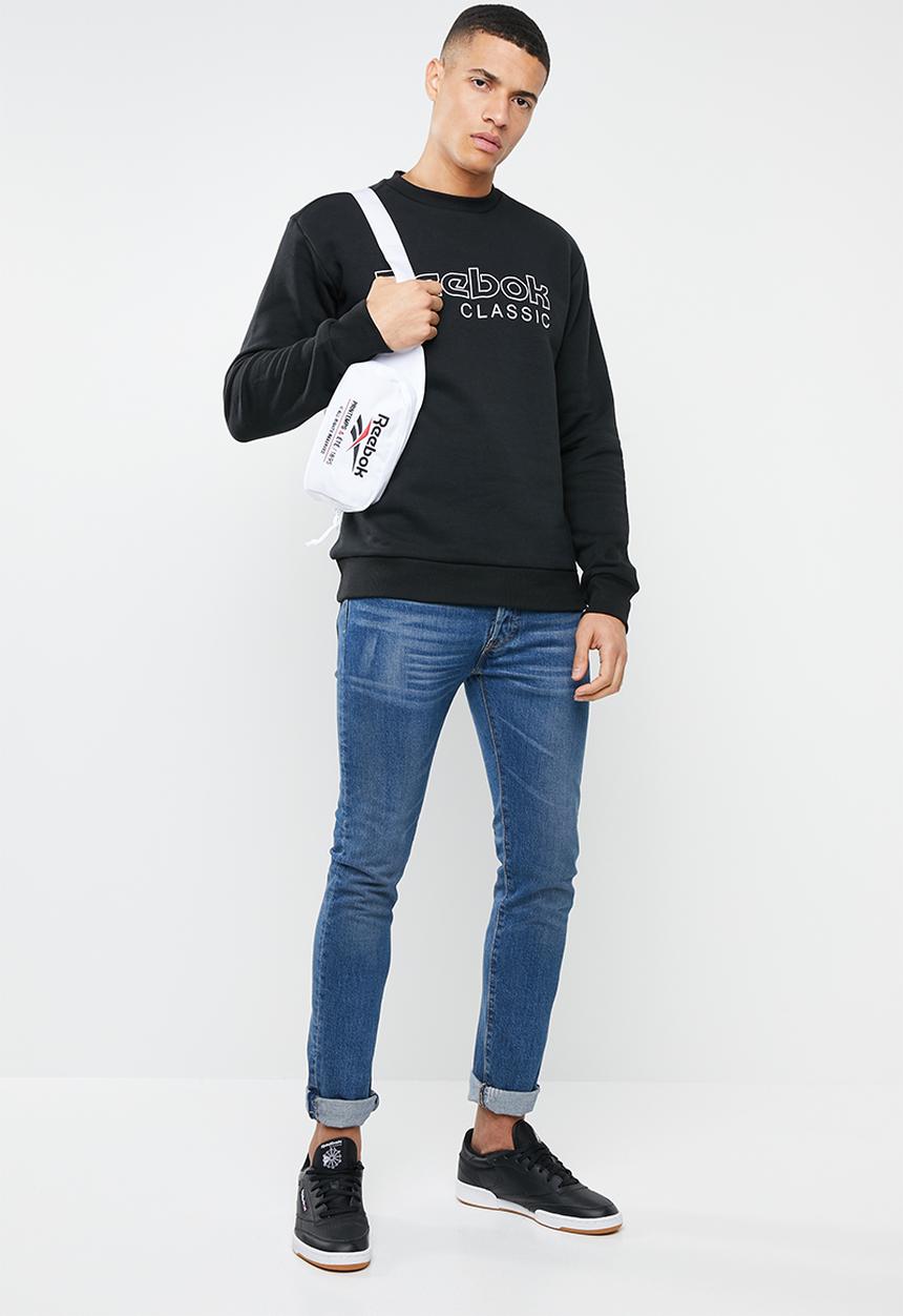 Reebok Classic - CL fleece reebok crew - black