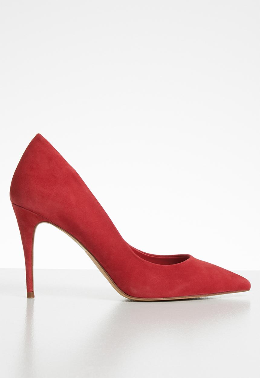 ALDO - Traycey suede heel - red