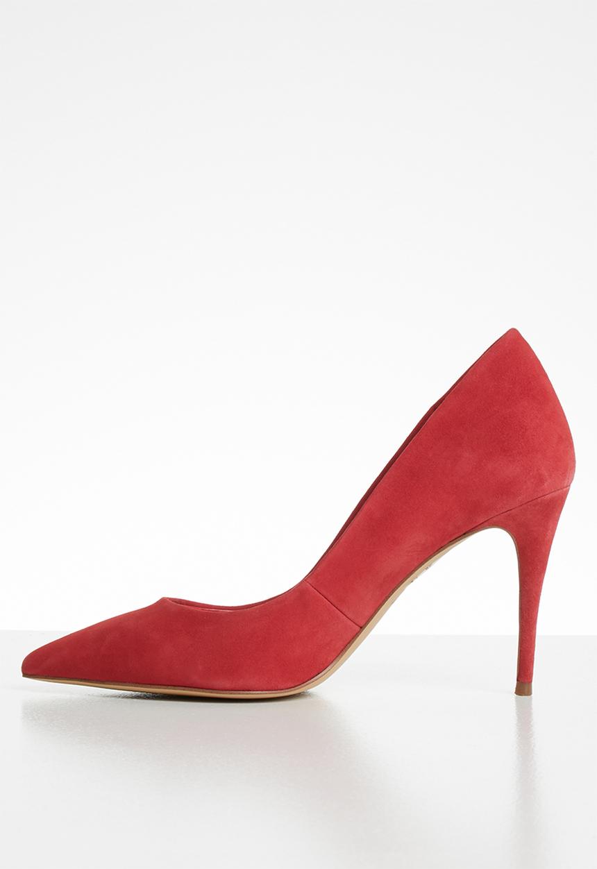 ALDO - Traycey suede heel - red