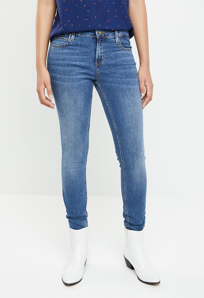 GUESS - Power curvy mid jeans - blue