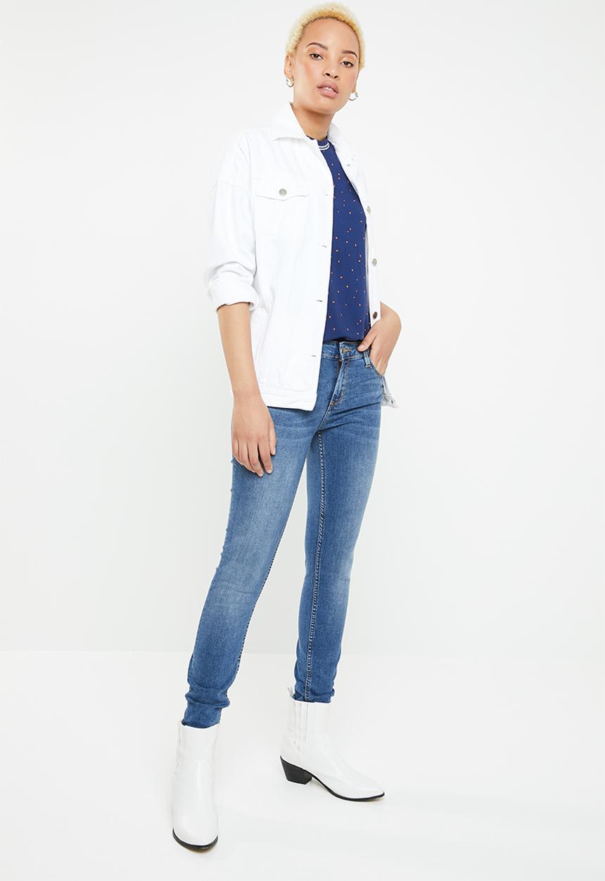 GUESS - Power curvy mid jeans - blue