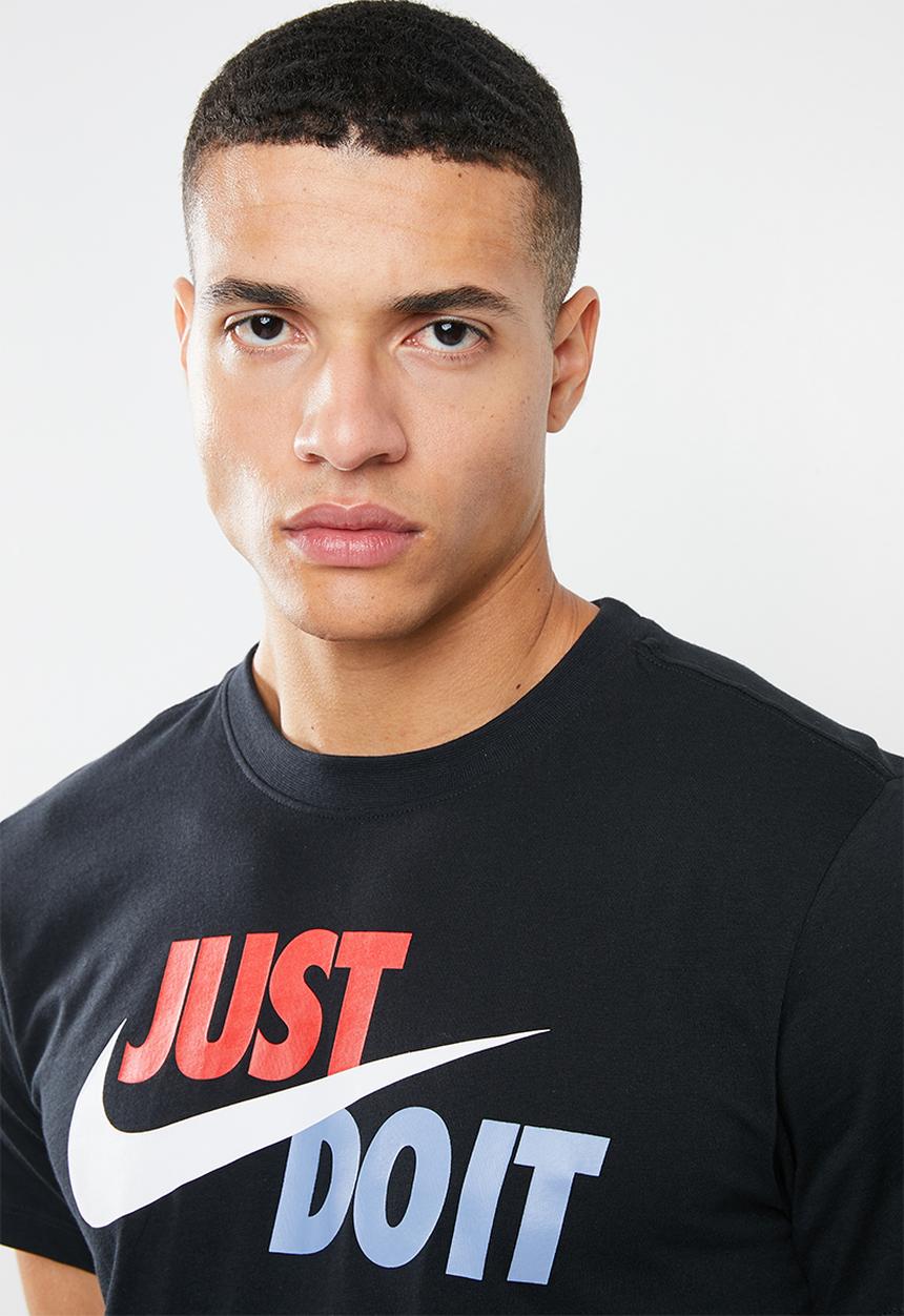 Nike - Just do it swoosh tee - black