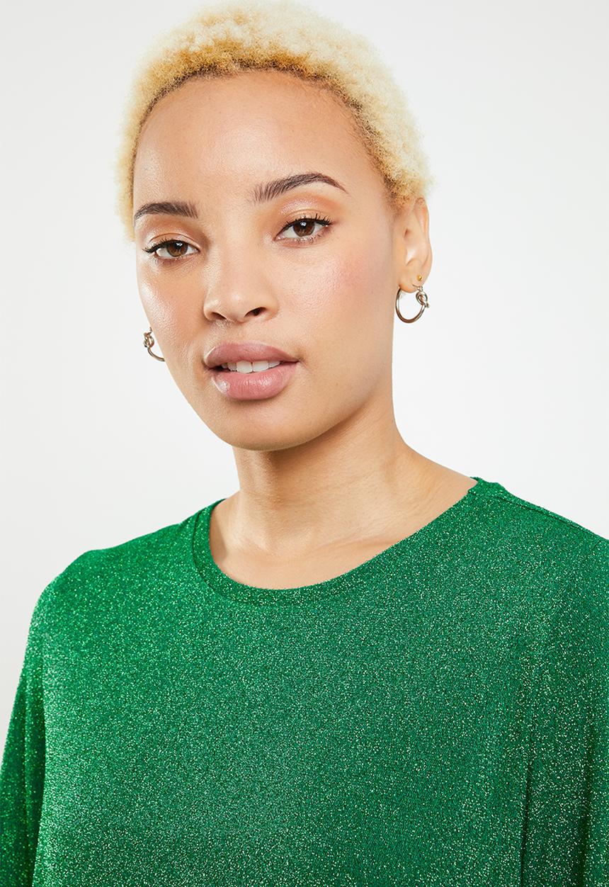ONLY - Caysa long sleeve top - green