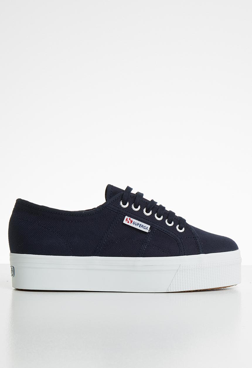 SUPERGA - 2790a Cotw classic canvas full wedge - f43 navy / white