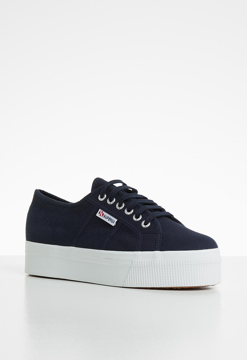 SUPERGA - 2790a Cotw classic canvas full wedge - f43 navy / white