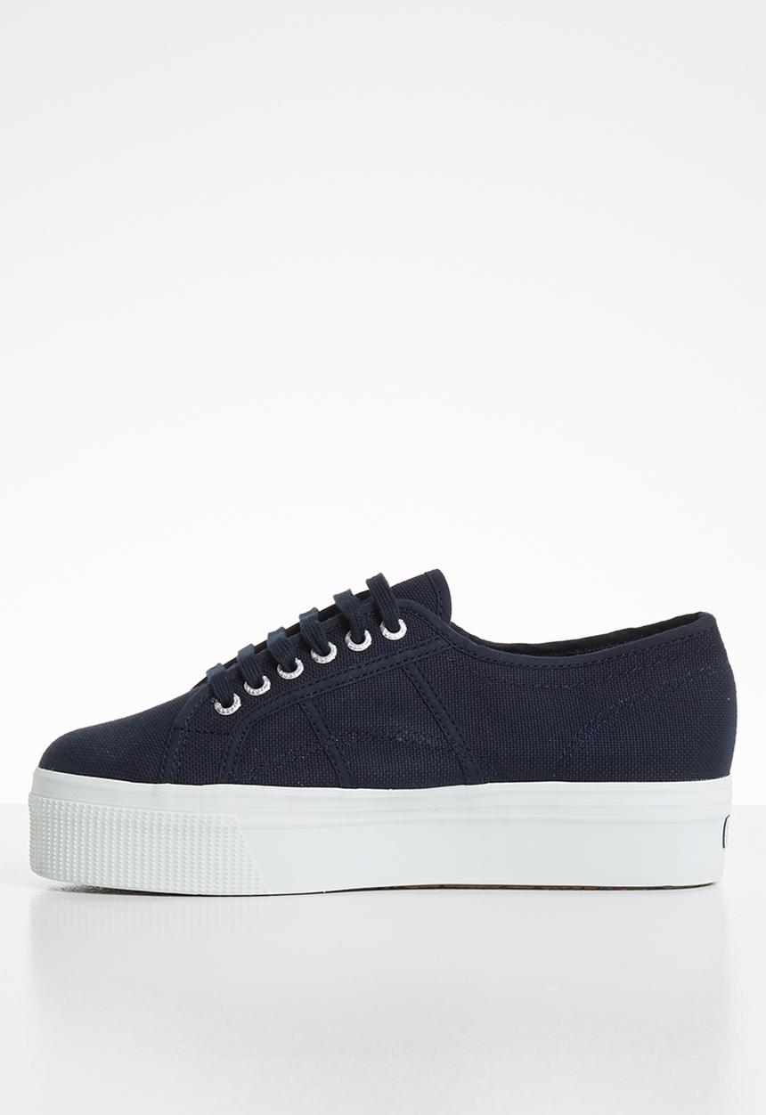 SUPERGA - 2790a Cotw classic canvas full wedge - f43 navy / white