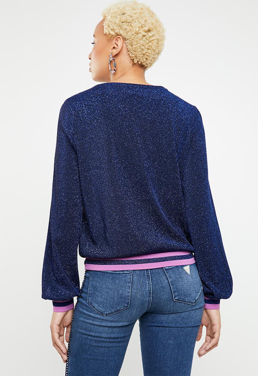 ONLY - Caysa long sleeve top - blue