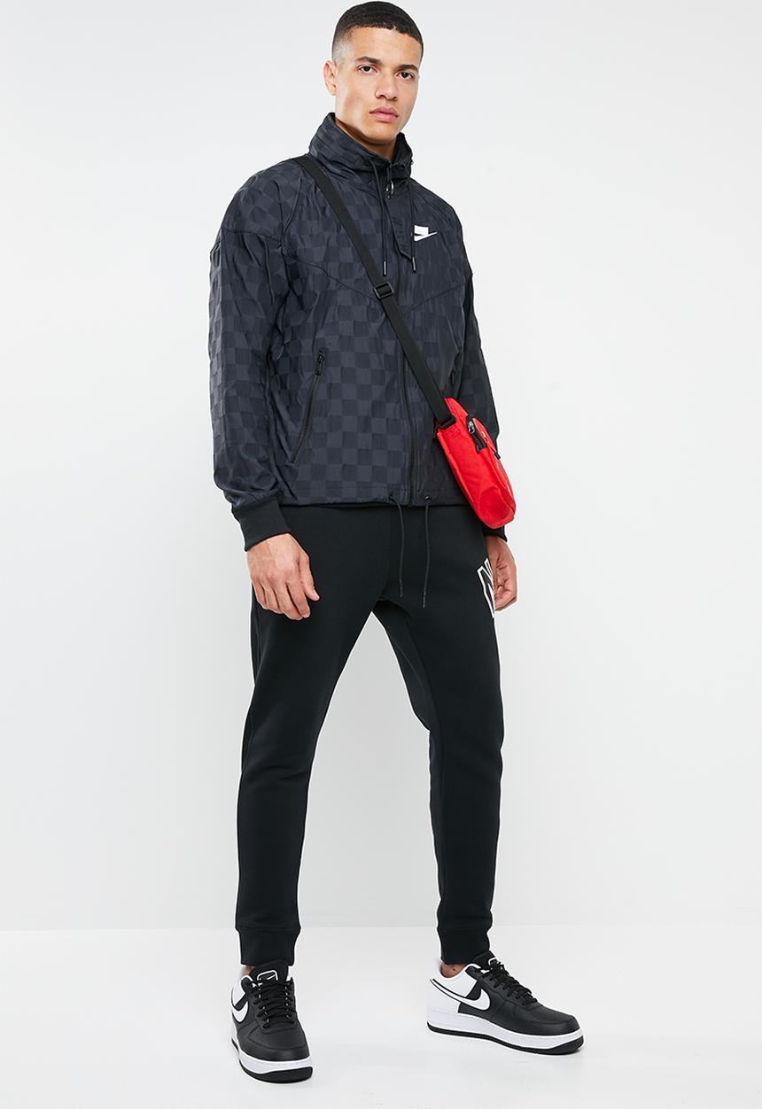Nike - M nsw nsp wr jkt check - black