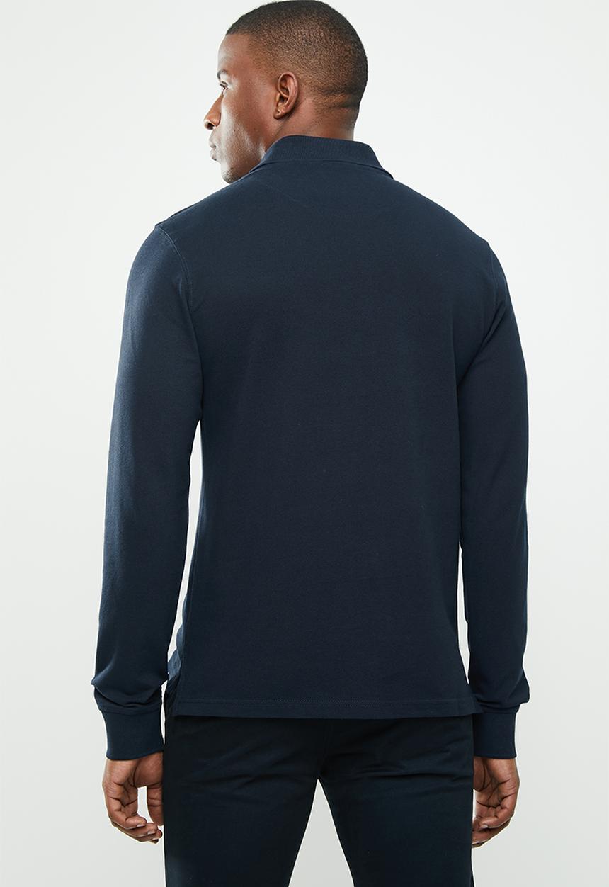 POLO - Stretch pique golfer - navy