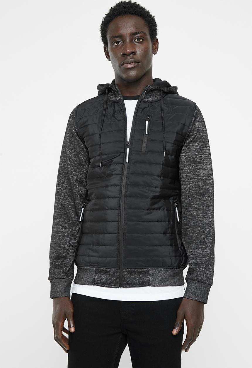 Brave Soul - Delton hoodie - black