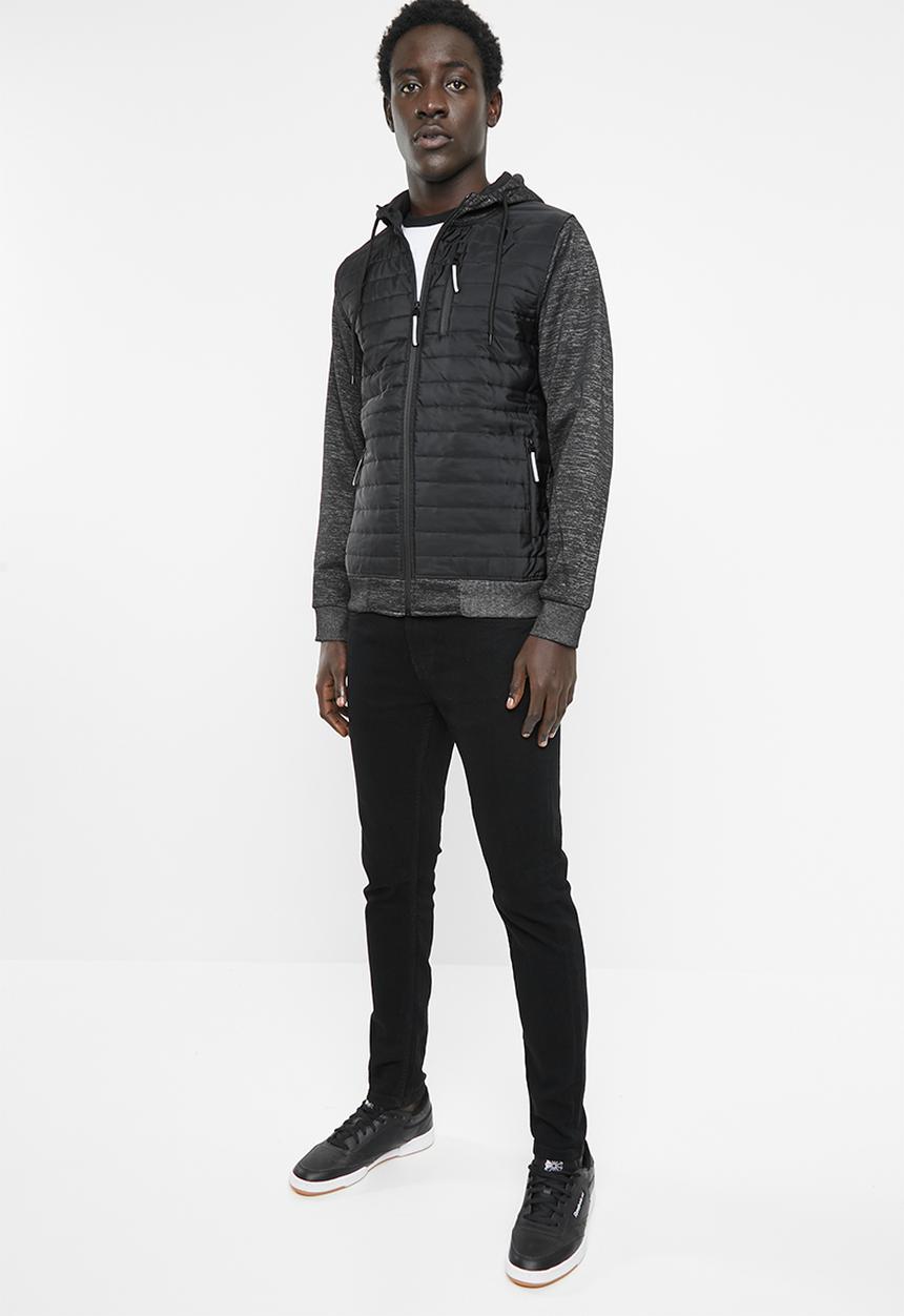 Brave Soul - Delton hoodie - black