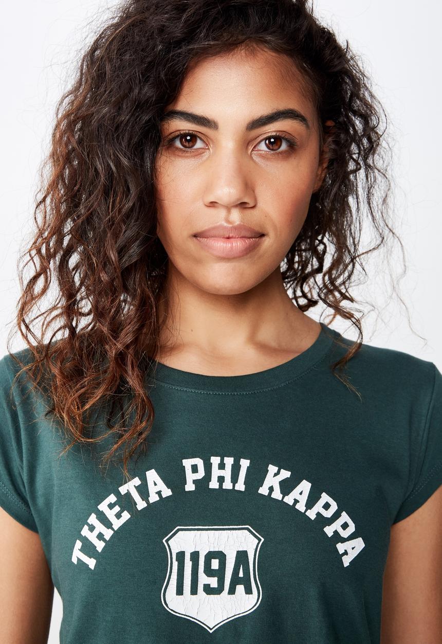 Cotton On - Essential slogan tee  - green