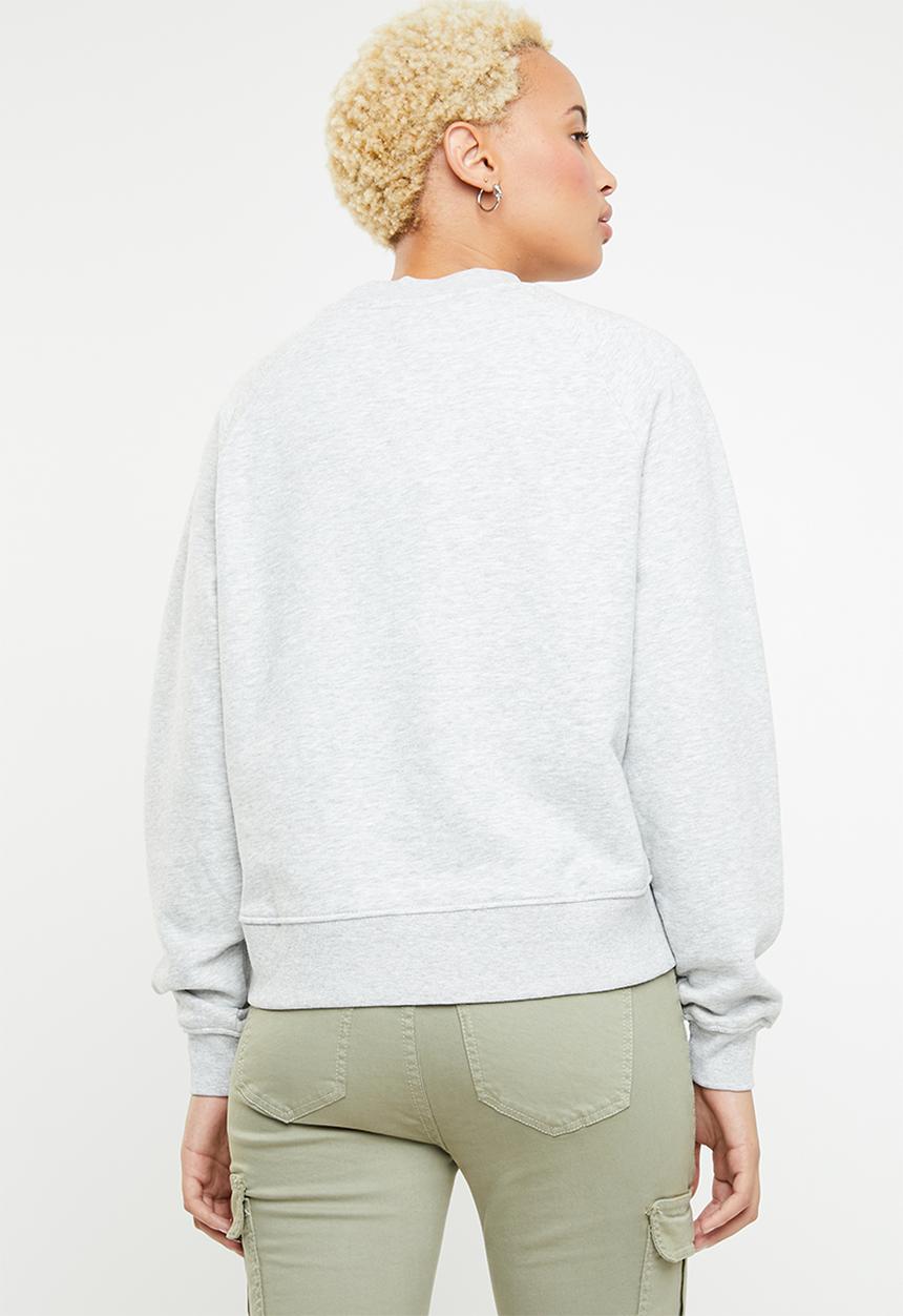ONLY - Lotta long sleeve round neck sweat - grey