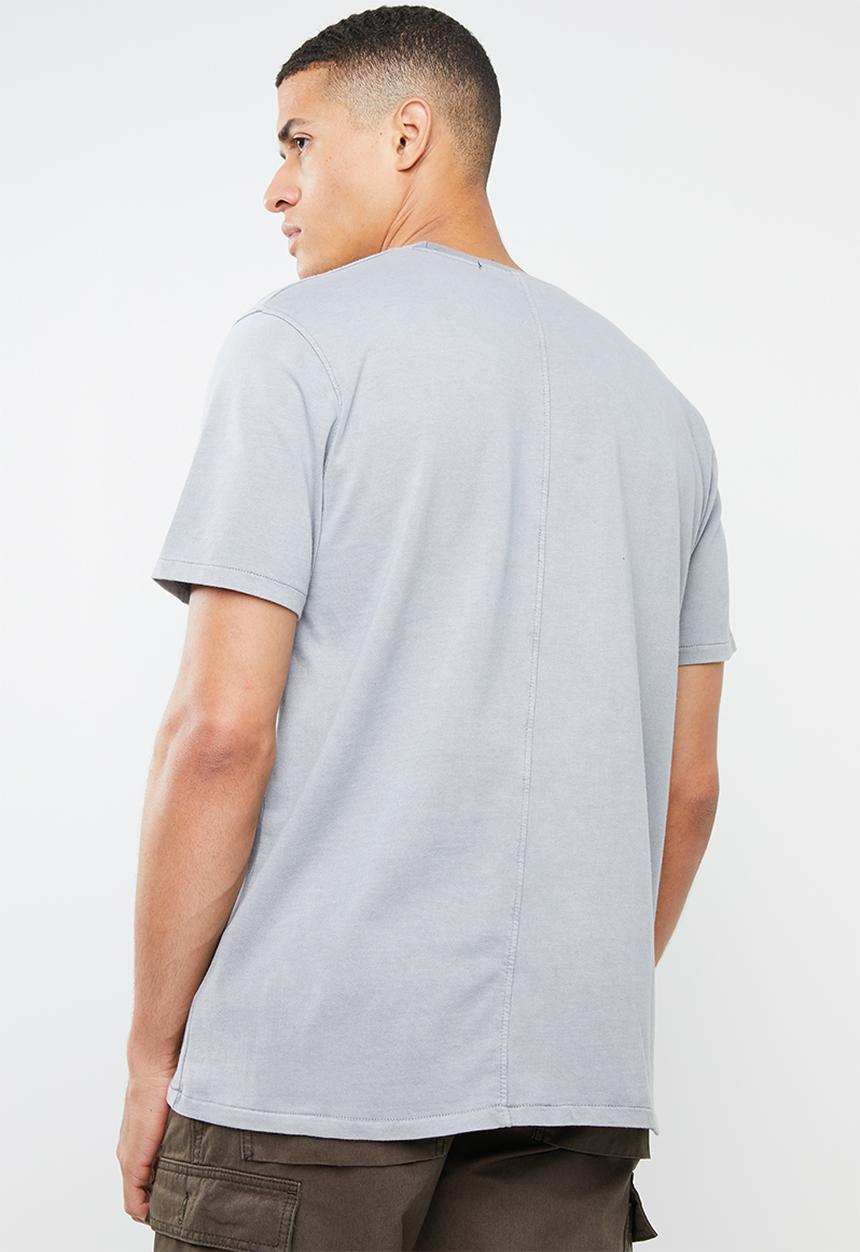 Mennace - Essential signature tee - grey