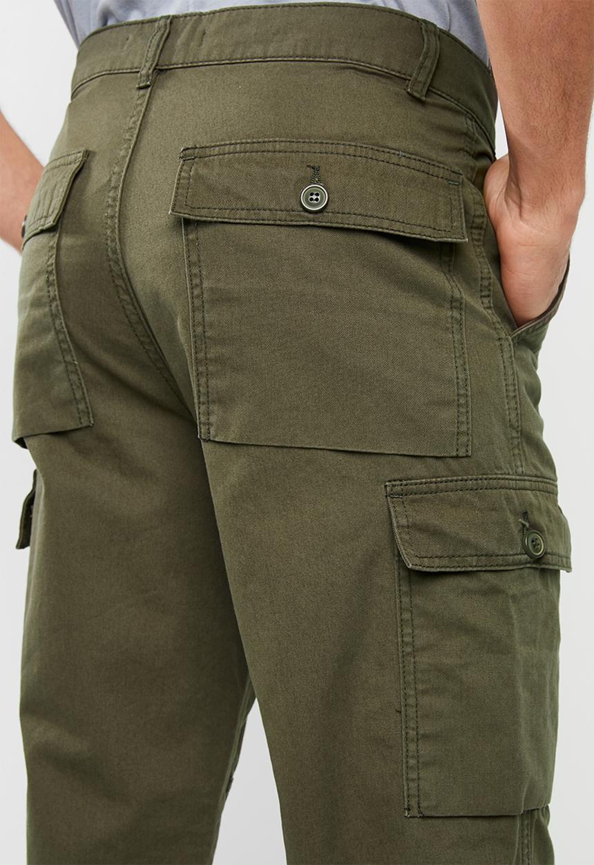 Mennace - Utility trousers - khaki