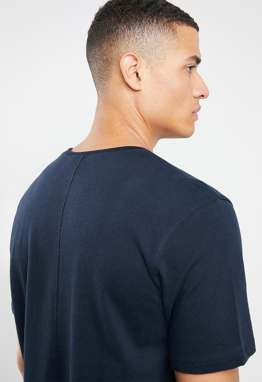 Mennace - Essential signature tee - navy