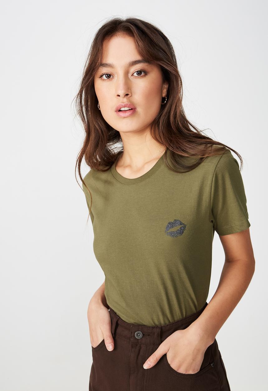 Cotton On - Classic arts tee  - green