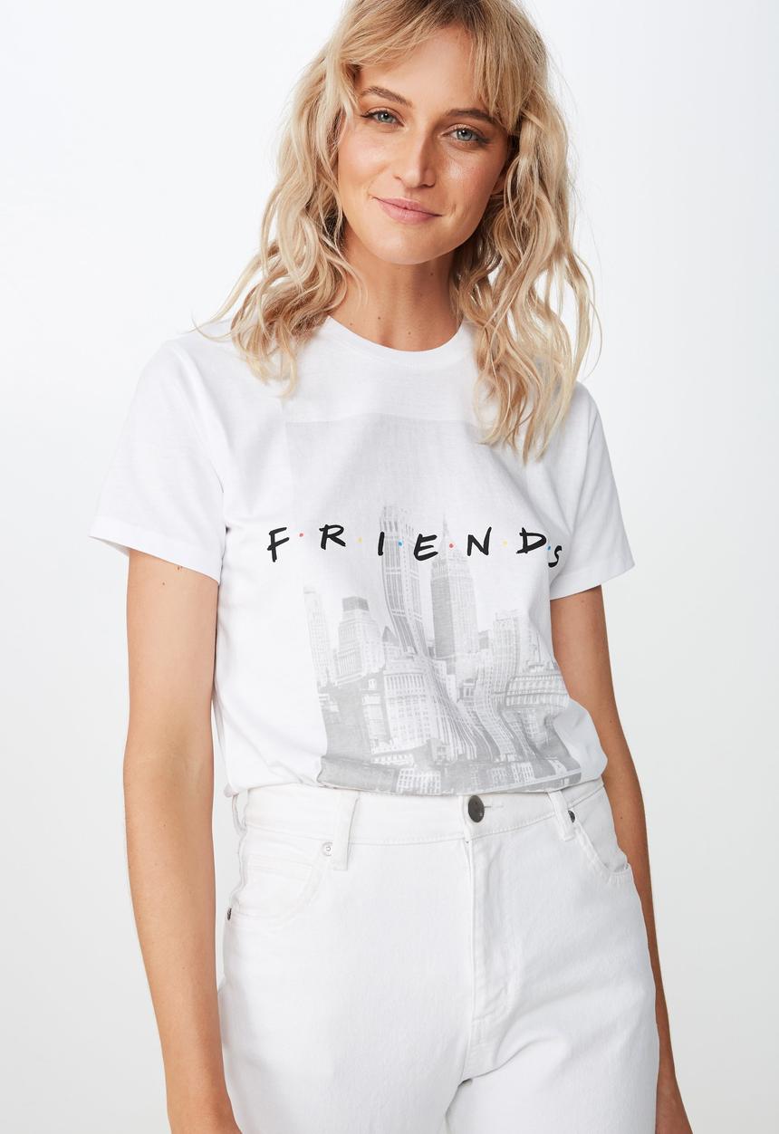 Cotton On - Classic Friends NYC tee  - white